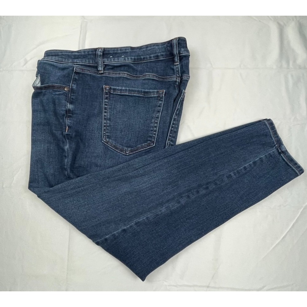Lane Bryant Slim Skinny Jeans in Dark Blue Wash